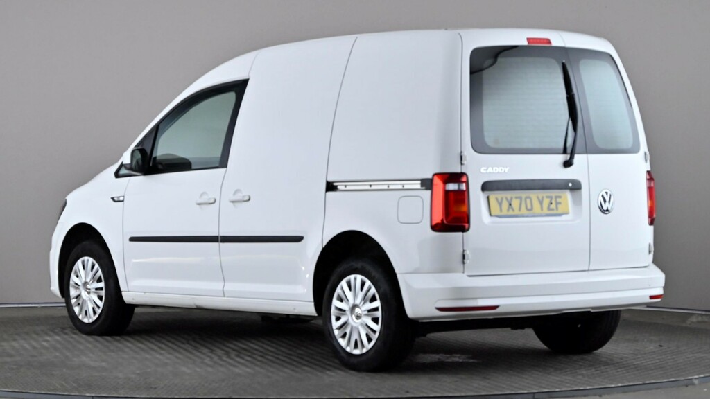 Volkswagen Caddy 2.0 Tdi Bluemotion Tech 102Ps Trendline Ac Van White #4