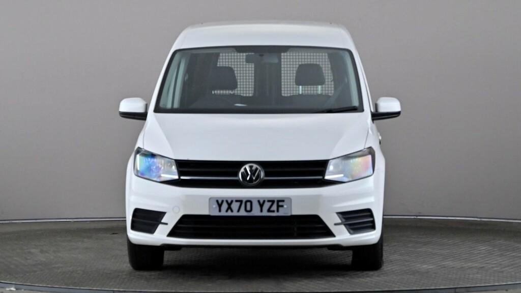 Volkswagen Caddy 2.0 Tdi Bluemotion Tech 102Ps Trendline Ac Van White #2