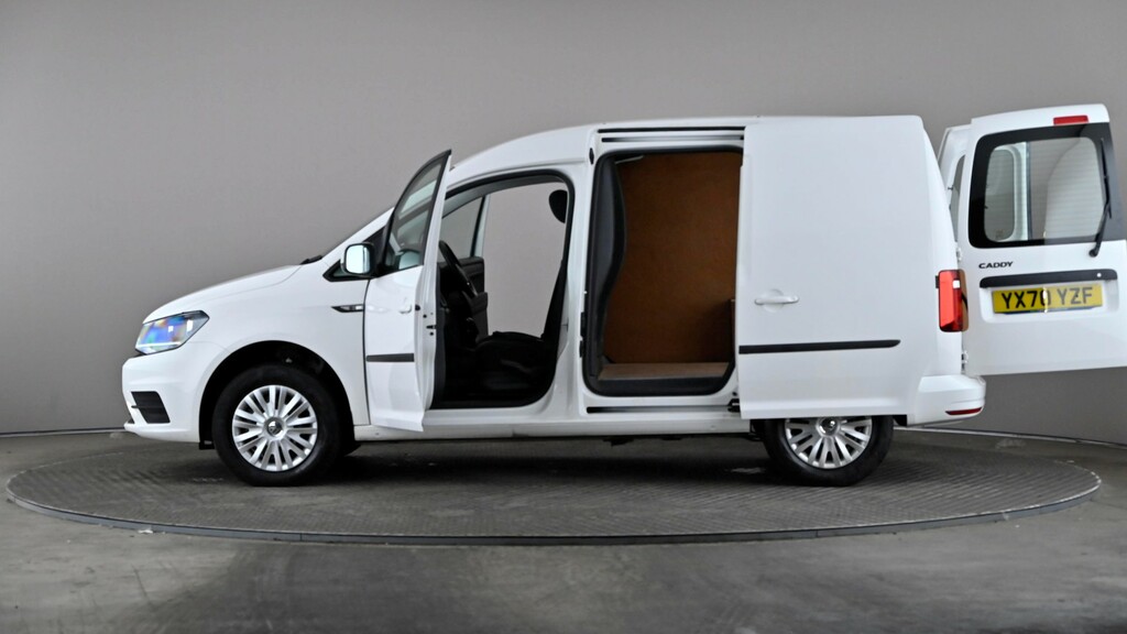 Volkswagen Caddy 2.0 Tdi Bluemotion Tech 102Ps Startline Van Dsg White #9