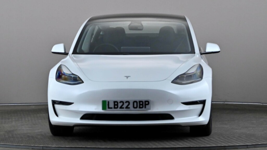 Tesla Model 3 Long Range Awd White #2