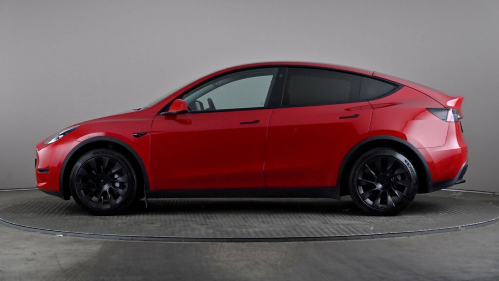 Tesla Model Y Long Range Awd Red #3