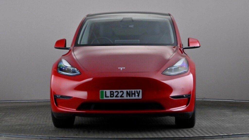 Tesla Model Y Long Range Awd Red #2