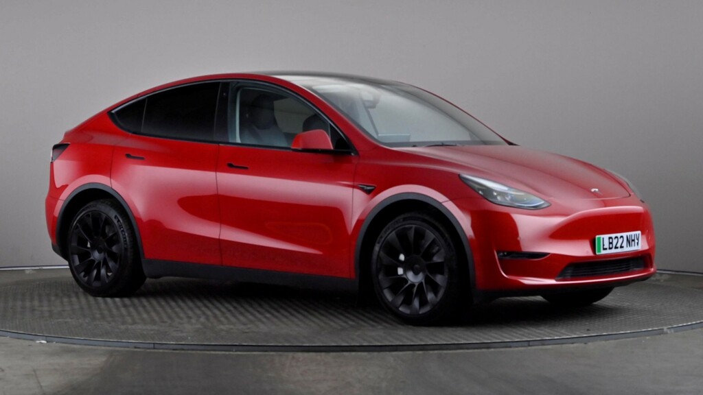 Tesla Model Y Long Range Awd Red