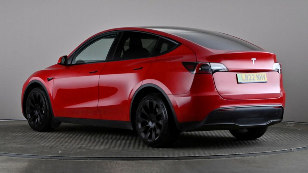 Tesla Model Y Long Range Awd Red #4