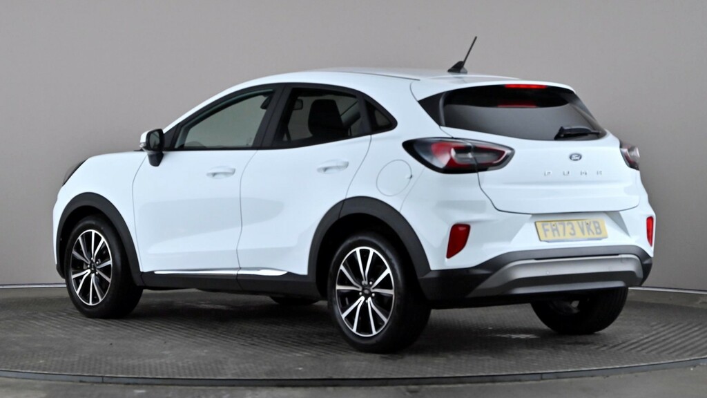 Ford Puma 1.0 Ecoboost Hybrid Mhev Titanium FH73VKB White #4