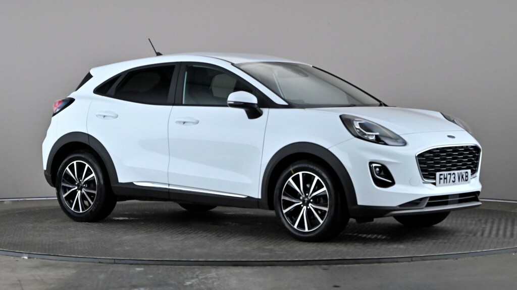 Ford Puma 1.0 Ecoboost Hybrid Mhev Titanium FH73VKB White