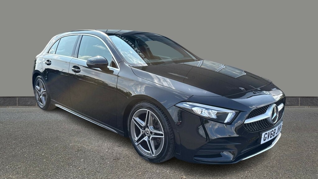 Mercedes-Benz A Class A180d Amg Line GV68JHH Black