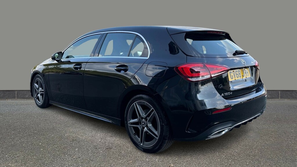 Mercedes-Benz A Class A180d Amg Line GV68JHH Black #4