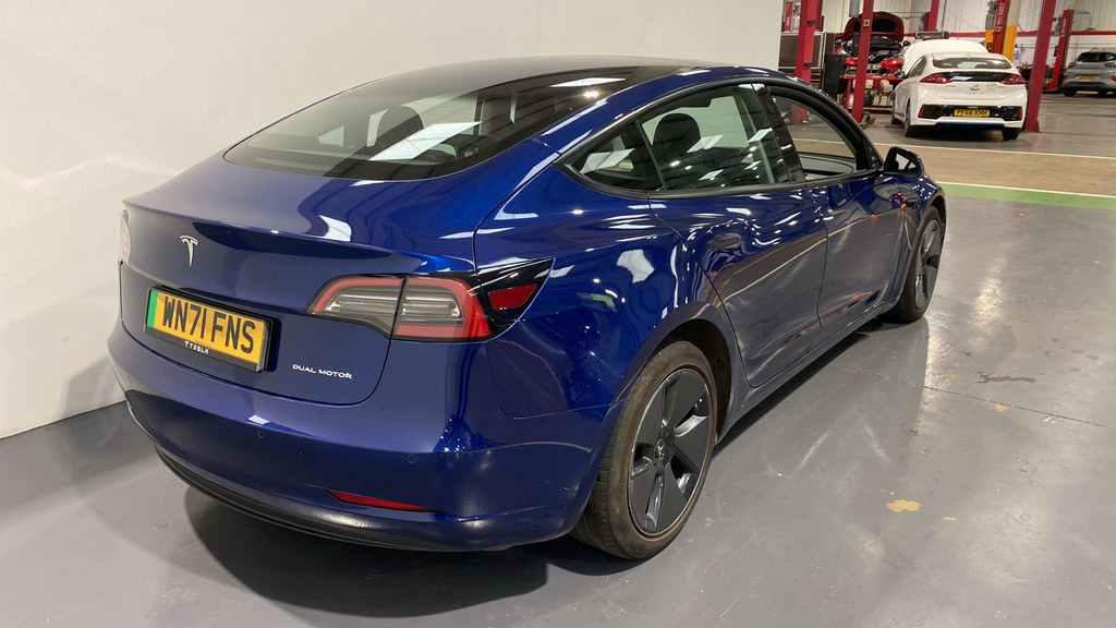 Tesla Model 3 Long Range Awd Blue #6