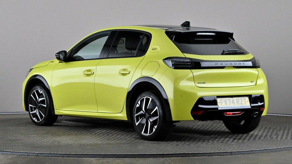 Peugeot 208 1.2 Puretech 100 Gt FV74RZT Yellow #4