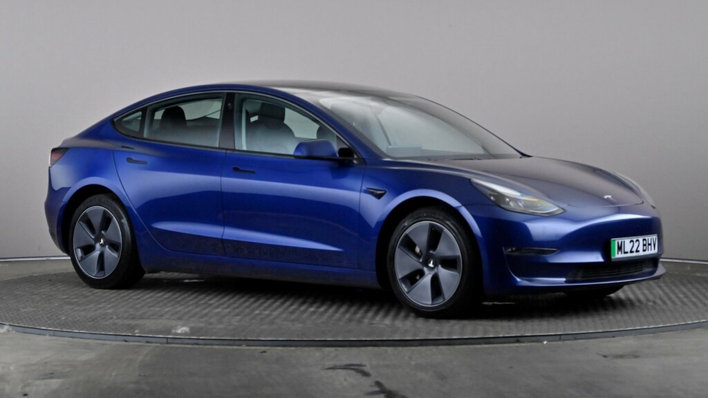 Tesla Model 3 Long Range Awd Blue