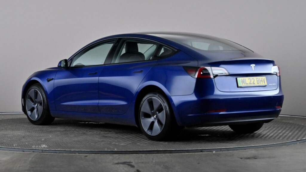 Tesla Model 3 Long Range Awd Blue #4