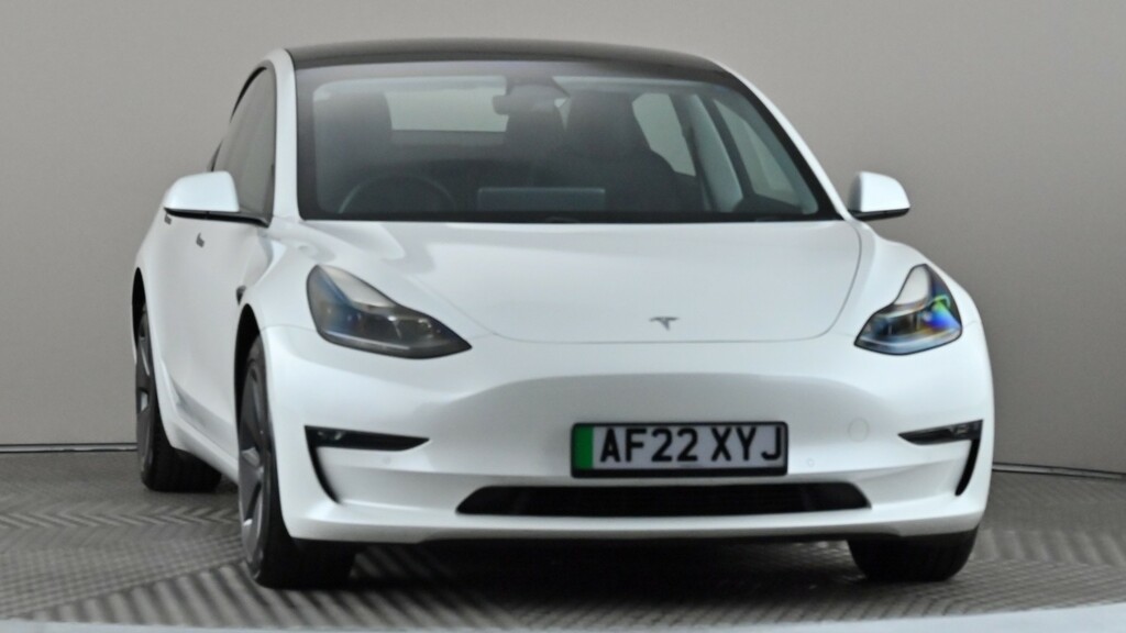 Tesla Model 3 Long Range Awd White #2
