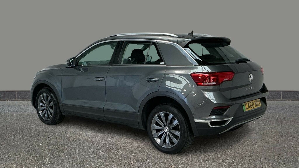 Volkswagen T-Roc 1.5 Tsi Evo Se Grey #4