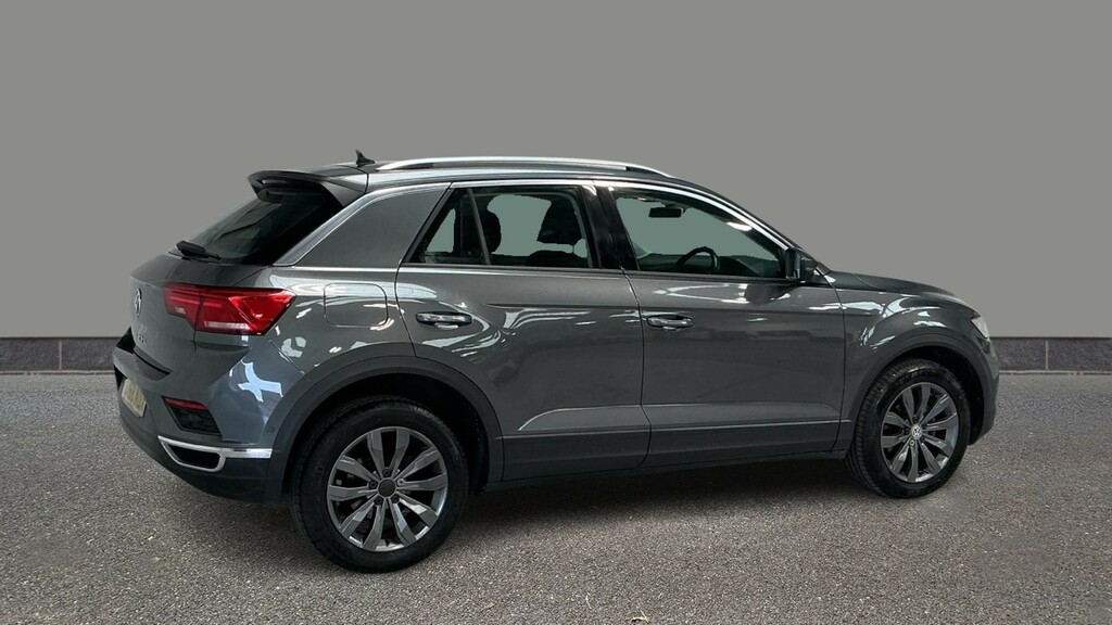 Volkswagen T-Roc 1.5 Tsi Evo Se Grey #6