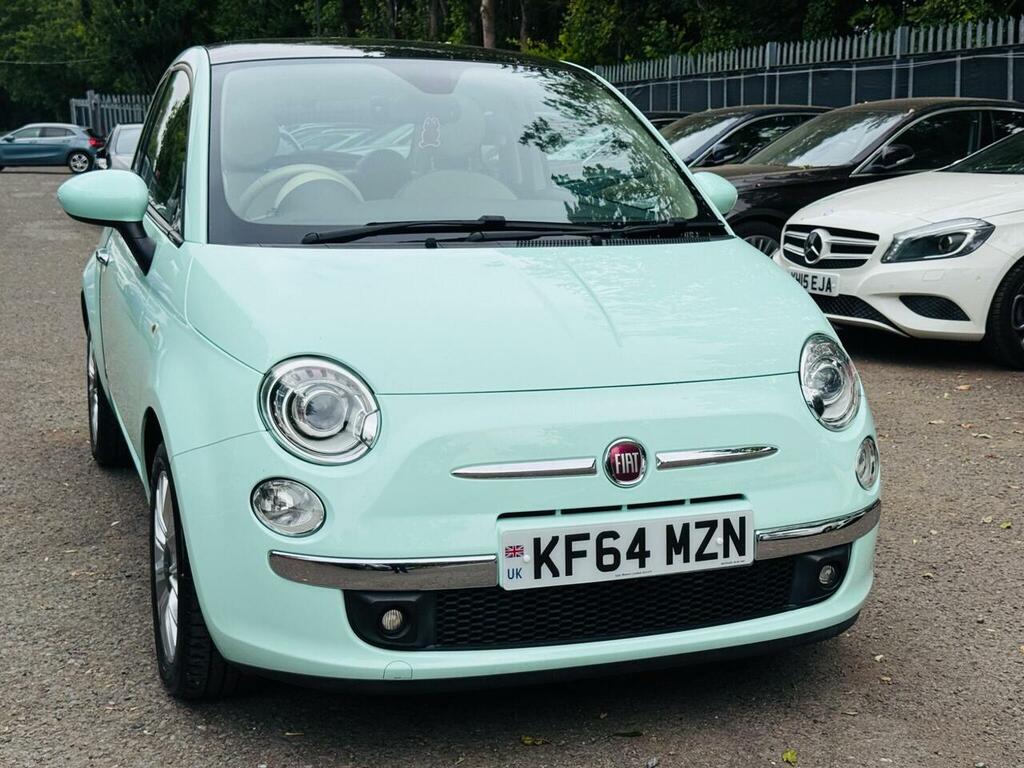 Fiat 500 1.2 Lounge Hatchback Dualogic Euro 6 S Green #3