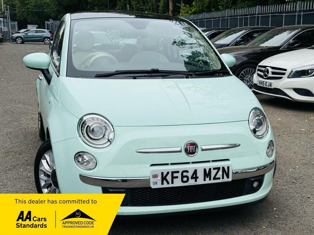 Fiat 500 1.2 Lounge Hatchback Dualogic Euro 6 S Green