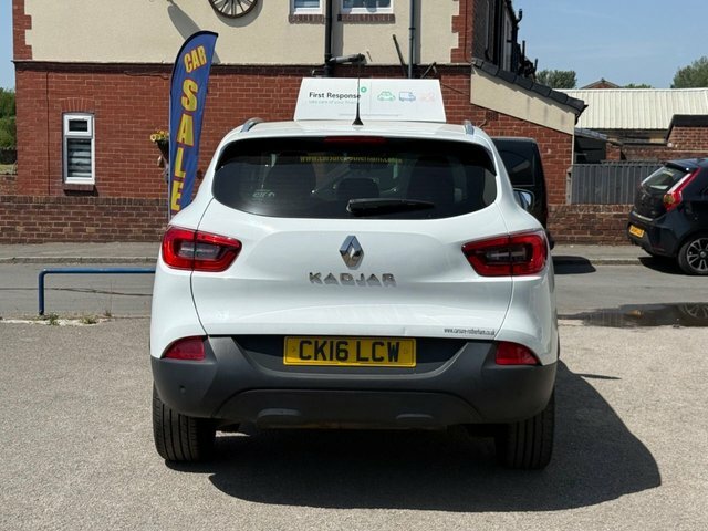 Renault Kadjar 1.2 Tce Dynamique S Nav Suv Euro CK16LCW White #4
