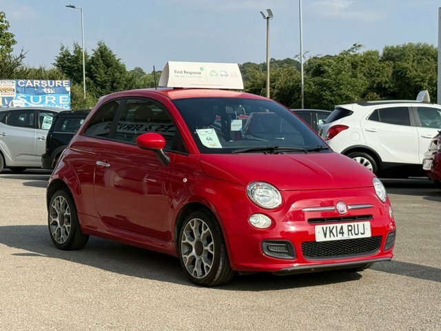 Fiat 500 1.2 S Hatchback Euro 6 Ss 69 VK14RUJ Red #6