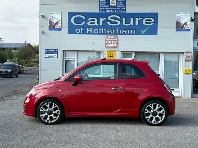 Fiat 500 1.2 S Hatchback Euro 6 Ss 69 VK14RUJ Red