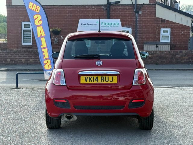 Fiat 500 1.2 S Hatchback Euro 6 Ss 69 VK14RUJ Red #3