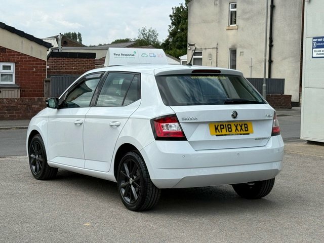 Skoda Fabia 1.0 Tsi Redline Hatchback Euro 6 KP18XXB White #3