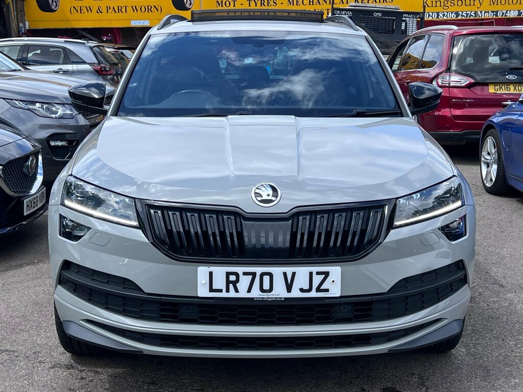 Skoda Karoq 1.5 Tsi Act Sportline Dsg Euro 6 Ss LR70VJZ Grey #3