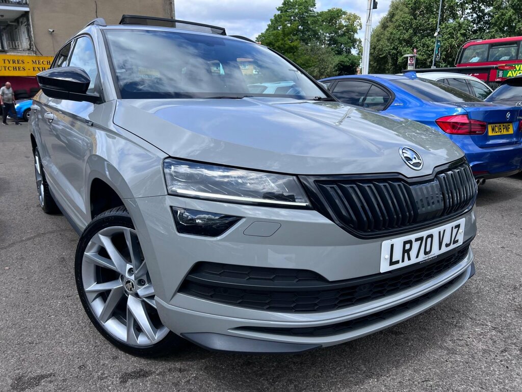 Skoda Karoq 1.5 Tsi Act Sportline Dsg Euro 6 Ss LR70VJZ Grey #5