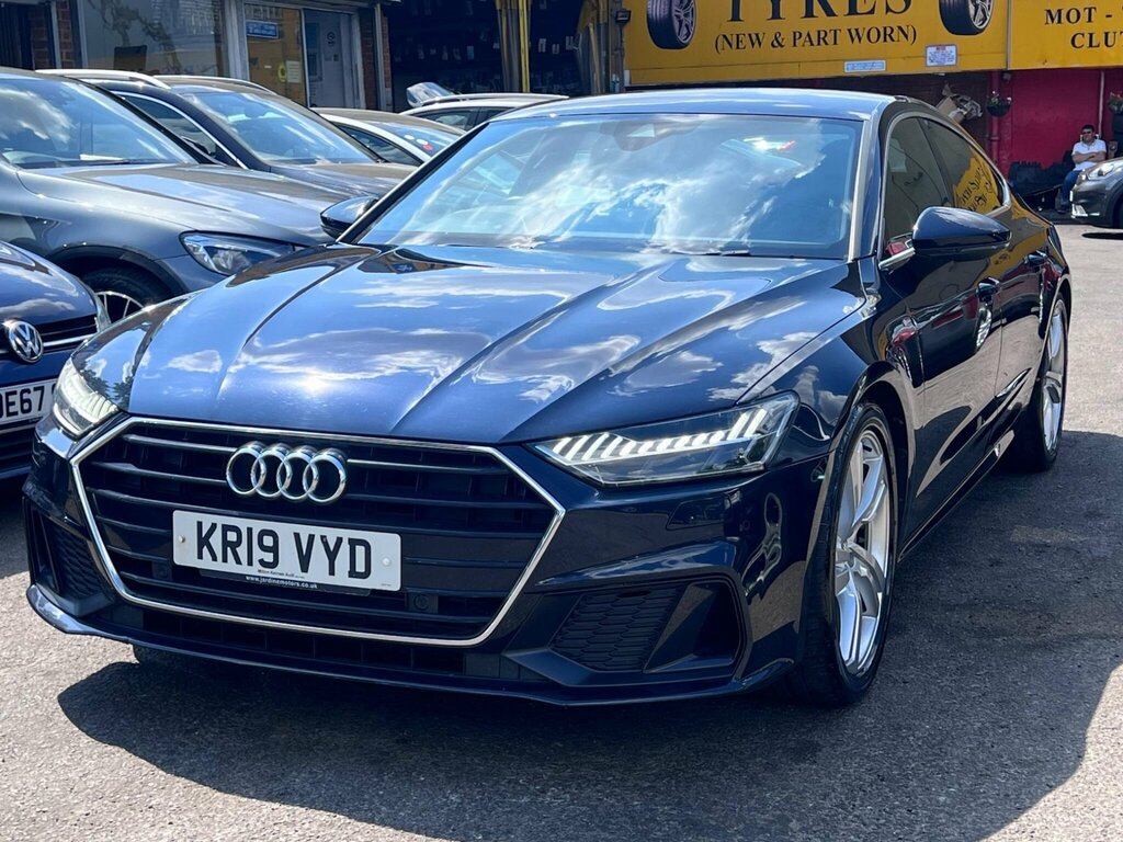 Audi A7 2.0 Tfsi 45 S Line Sportback S Tronic Q Blue #6