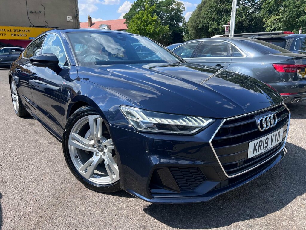 Audi A7 2.0 Tfsi 45 S Line Sportback S Tronic Q Blue #4