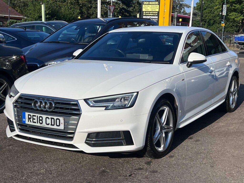 Audi A4 1.4 Tfsi S Line S Tronic Euro 6 Ss White