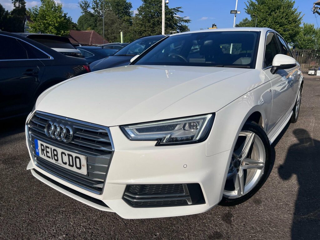 Audi A4 1.4 Tfsi S Line S Tronic Euro 6 Ss White #3
