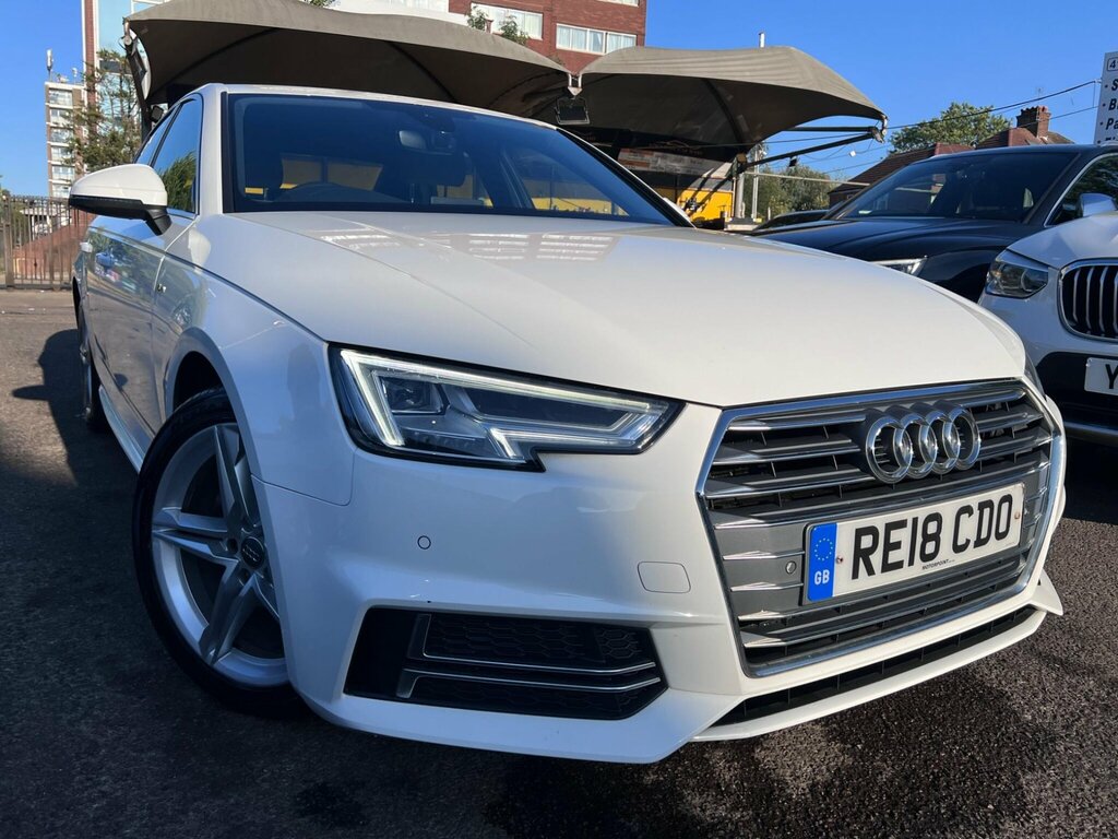 Audi A4 1.4 Tfsi S Line S Tronic Euro 6 Ss RE18CDO White #6