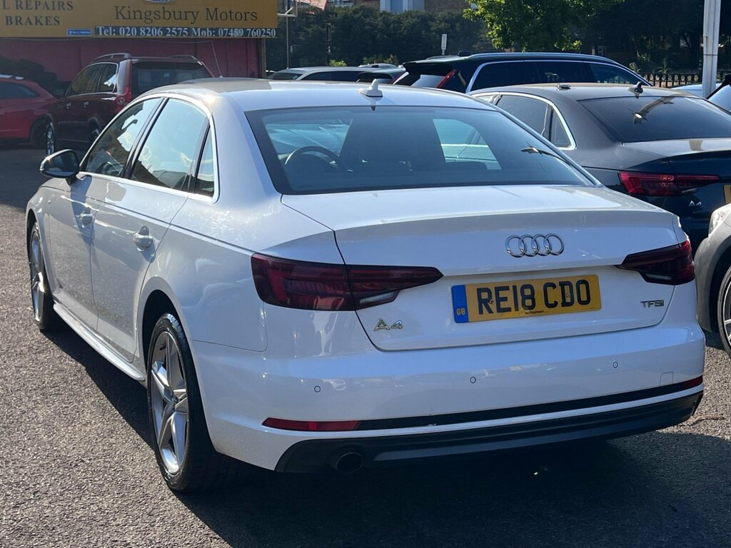 Audi A4 1.4 Tfsi S Line S Tronic Euro 6 Ss White #6