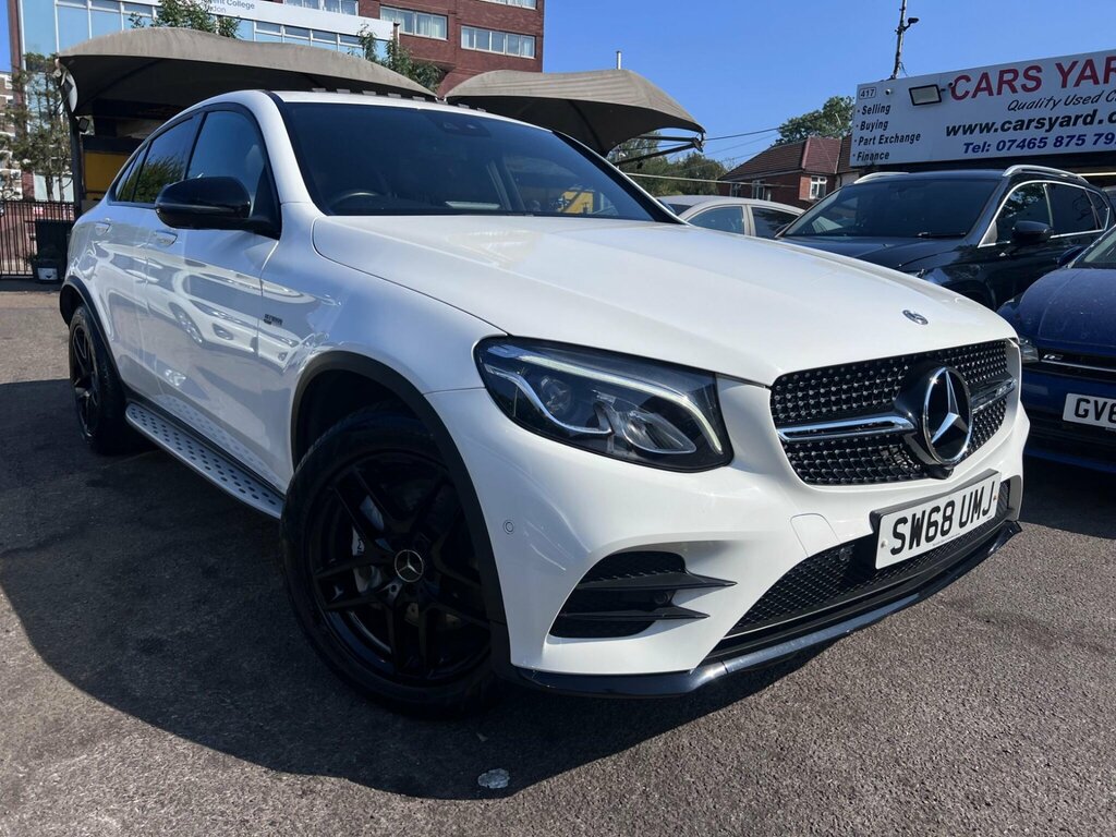Mercedes-Benz GLC Class 3.0 Glc43 V6 Amg Premium Plus Coupe G-tronic 4M SW68UMJ White