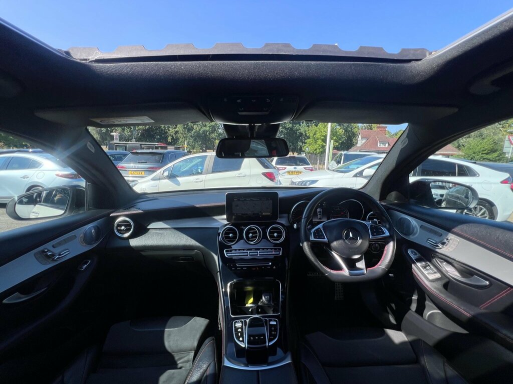 Mercedes-Benz GLC Class 3.0 Glc43 V6 Amg Premium Plus Coupe G-tronic 4M SW68UMJ White #2