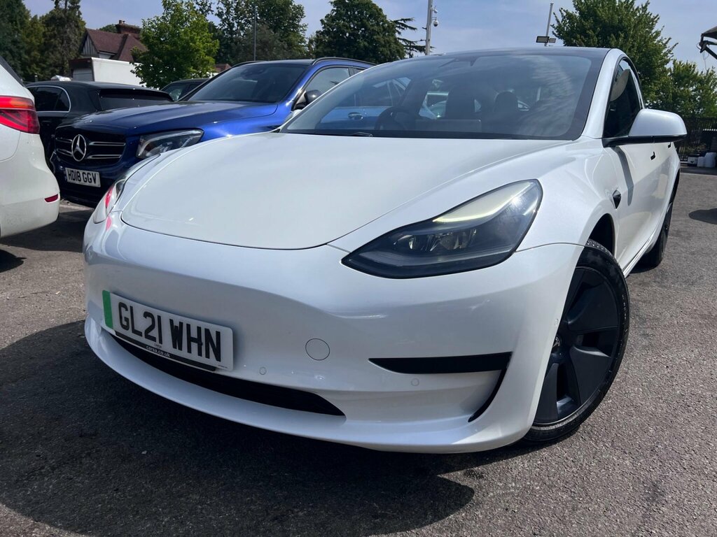 Tesla Model 3 Dual Motor Long Range Saloon 4 White #8
