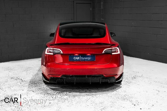 Tesla Model 3 Motor Long Range Saloon BJ70OTV Red #6
