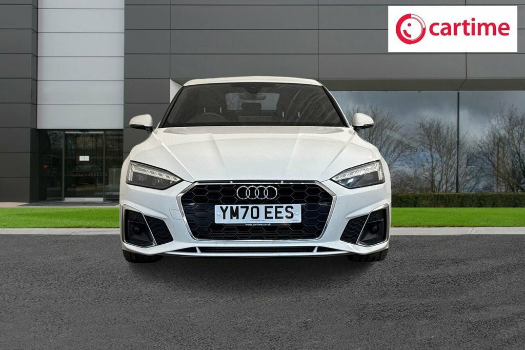 Audi A5 2L S Line YM70EES White #4