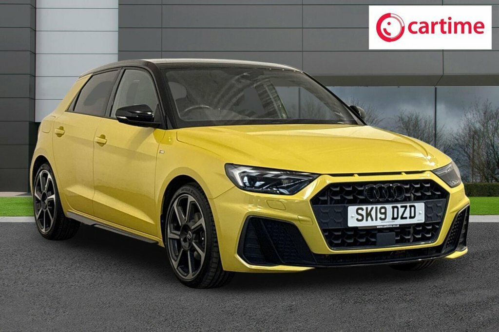 Audi A1 1.5L S Line Contrast Edition Yellow