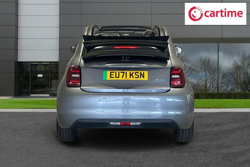 Fiat 500E C Convertible Grey #5