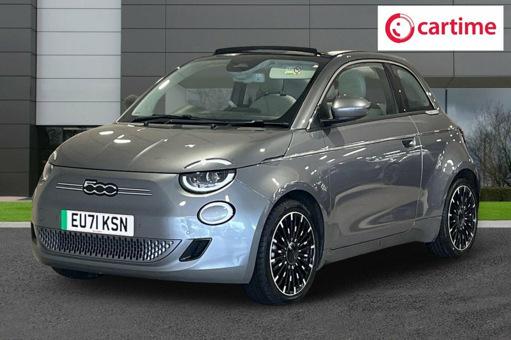 Fiat 500E C Convertible Grey #6
