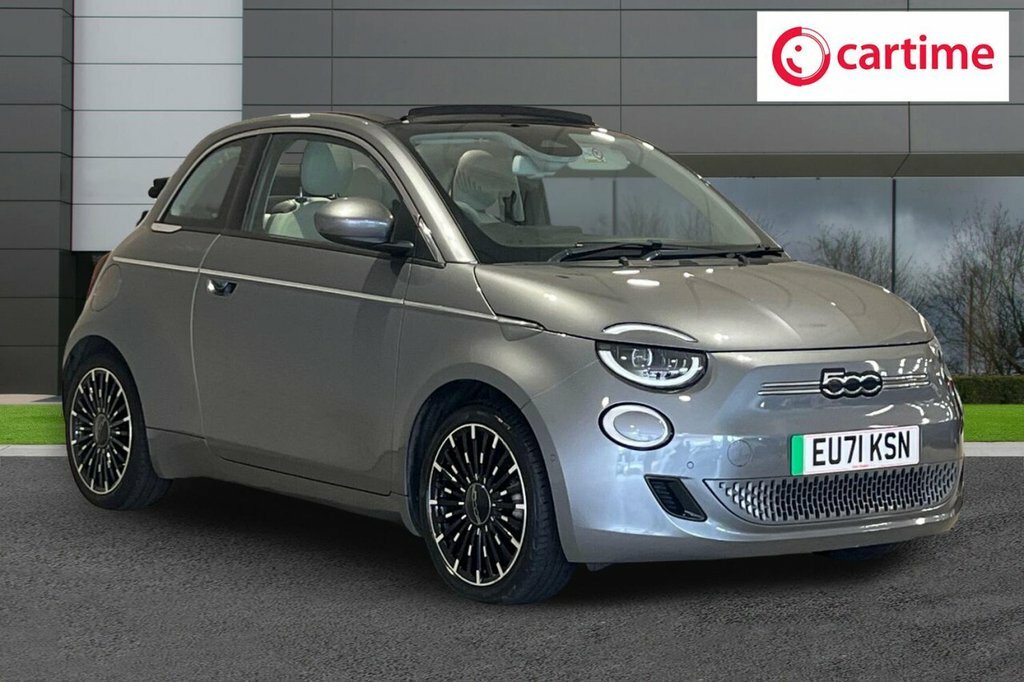 Fiat 500E C Convertible Grey