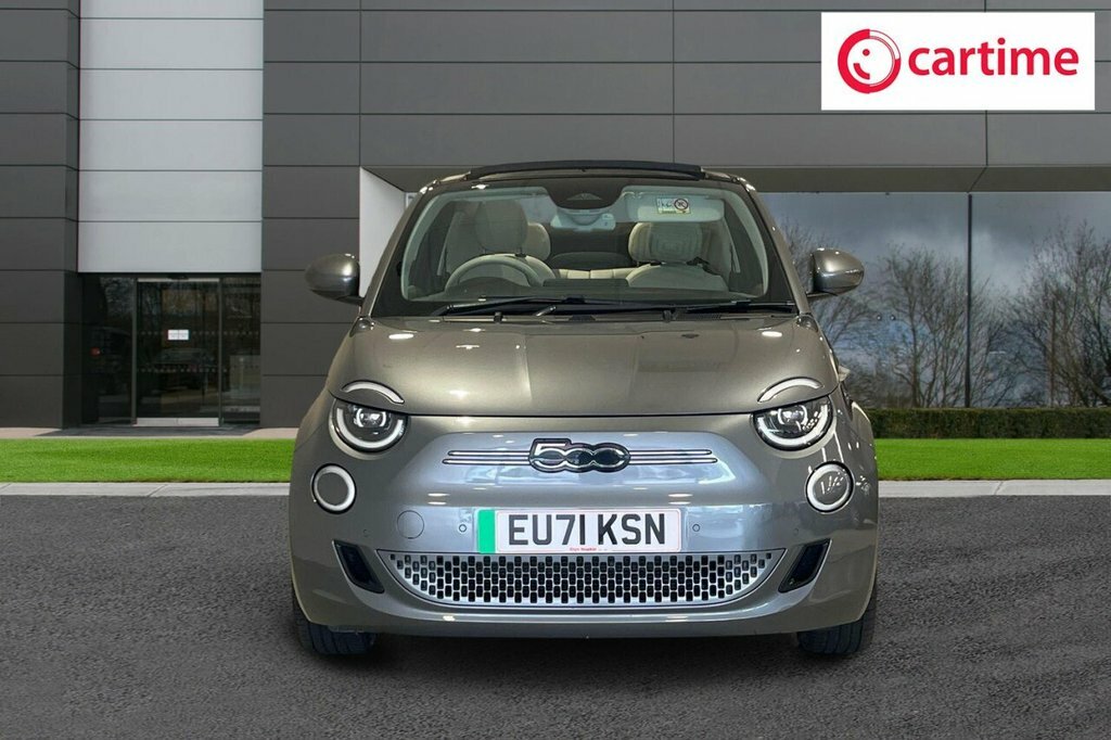 Fiat 500E C Convertible Grey #4