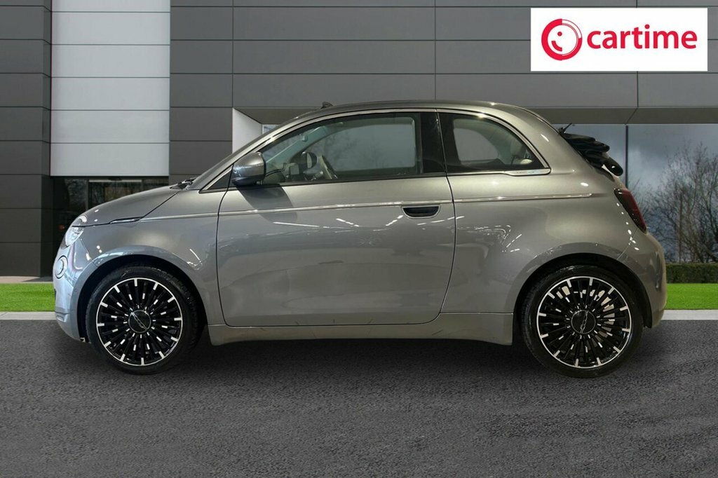Fiat 500E C Convertible Grey #3