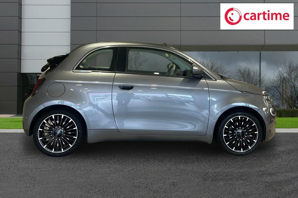 Fiat 500E C Convertible Grey #2