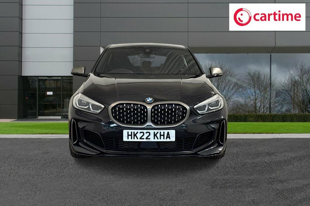 BMW 1 Series Hatchback HK22KHA Black #4