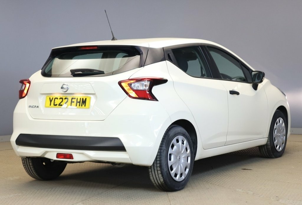 Nissan Micra 1L Visia White #5