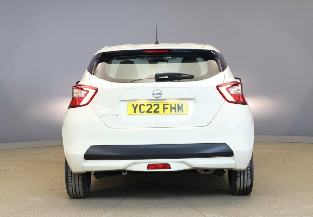 Nissan Micra 1L Visia White #4