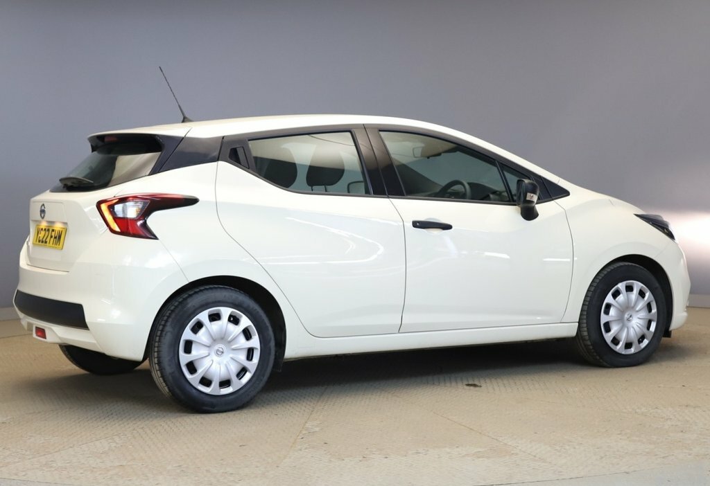 Nissan Micra 1L Visia White #6